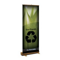 Bamboo Retractable Banner Stand with Print